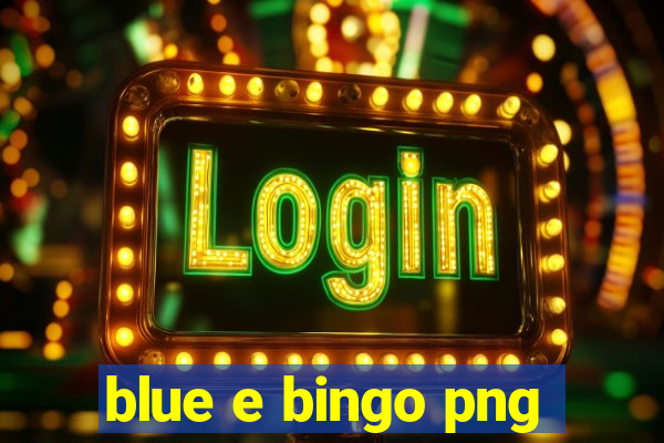 blue e bingo png